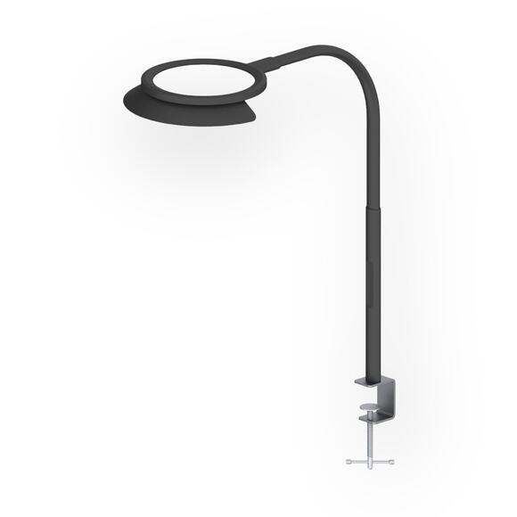 QINER LED Desk Lamp, Clamp Lamp, Touch Control Table Lamp with Sunshade - Picture 1 of 9
